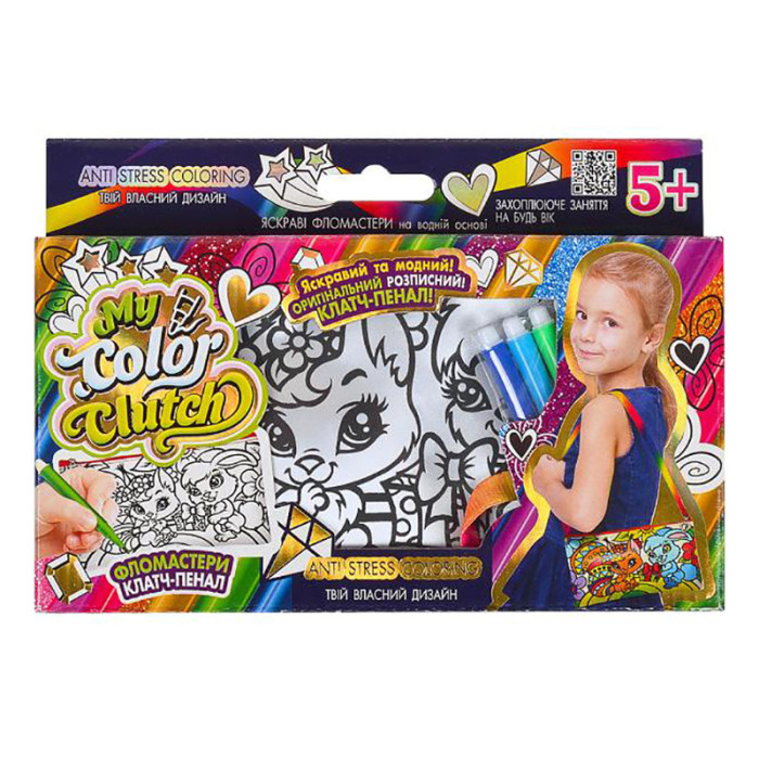 Набор для творчества "My Color Clutch" Ccl-02-01U...06U с фломастерами Вид 6