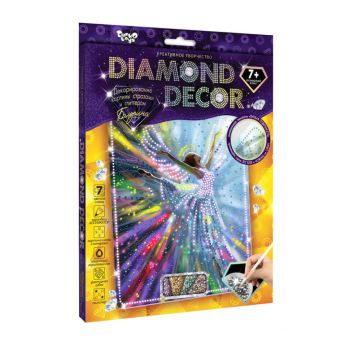 Набор креативного творчества Балерина Dd-01-02 "DIAMOND Decor"