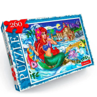 Пазл "Русалка" Danko Toys C260-13-10, 260 эл.