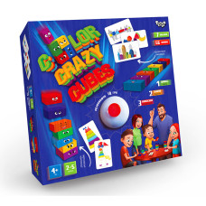 Розвиваюча настільна гра "Color Crazy Cubes" Danko Toys Ccc-02-01U з дзвіночком