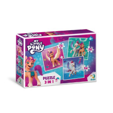 Дитячі Пазли 3 в 1 My Little Pony "Зіпп та Санні" Dodo 200384