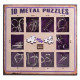 Набір головоломок Metall Puzzles violet Eureka 3D Puzzle 473359, 10 головоломок