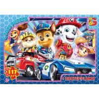 Пазлы детские "Paw Patrol" Щенячий патруль Pw0877, 117 элементов