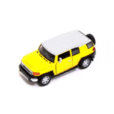 Дитяча залізна машинка Toyota Fj Cruiser Кт5343, інерційна Жовтий