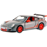 Колекційна іграшкова машинка Porsche 911 Gts Rs Kt5352W інерційна Сірий