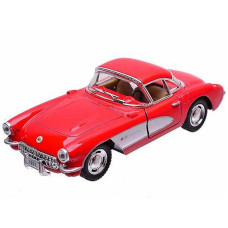 Машинка інерційна "1957 Chevrolet Corvette" Kt5458W-3 масштаб 1:36 Червоний