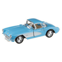 Машинка інерційна "1957 Chevrolet Corvette" Kt5458W-3 масштаб 1:36 Синій