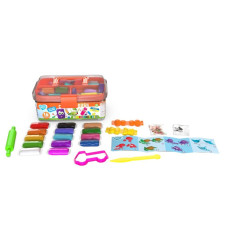 Набор для творчества с тестом "16 colors Box" Тм Lovin 41186 в пластиковом боксе