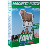 Магнитные пазлы Magdum "Ферма" Ml4031-19 En