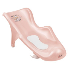 Гірка для купання з антиковзаючим килимком Maltex Zebra Bath cradle with anti-slip mat 6654_41 pink (рожевий)