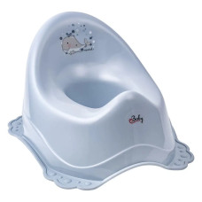 Горщик з антиковзаючим покриттям Maltex Minimal Chamber pot with anti slip rubber - Whale 7210_35 blue (блакитний)