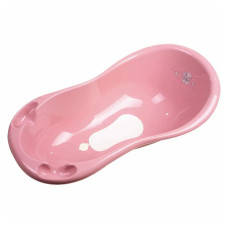 Ванна 100 см з пробкою і антиковзаючим килимком Maltex Bear Bathtub 100 cm with plug and anti-slip mat 2138_42 pink (рожевий)