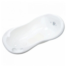 Ванна 100 см з пробкою і антиковзаючим килимком Maltex Bear Bathtub 100 cm with plug and anti-slip mat 2138_60 white (білий)