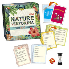 Дитяча настільна гра "NATURE. Вікторина New" Mkk0606 від 5 років