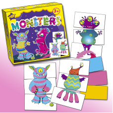 Настольная игра "MONSTERS (Монстрики)" Mkb0141 инструкция на укр. и рус. языках