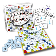 Настільна гра "Склади слово. Ерудит (Scrabble)" Mkm0316 від 4-х років