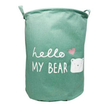 Кошик для іграшок та білизни «Hello my bear» Mgz-1004(Green)