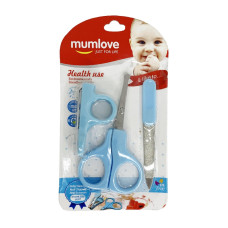 Маникюрный набор для новорожденных Mgz-0703(Blue) в блистере
