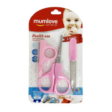 Маникюрный набор для новорожденных Mgz-0703(Pink) в блистере