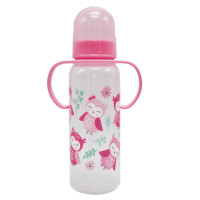 Бутылочка пластиковая с ручками Mgz-0207(Pink) 250 мл