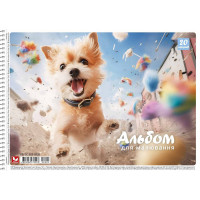 Альбом для рисования Pb-Sc-020-8005-1 спираль 20 листов