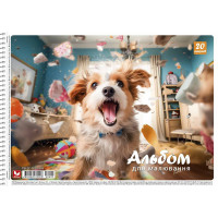 Альбом для рисования Pb-Sc-020-8005-2 спираль 20 листов
