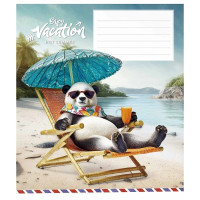 Зошит учнівський "Cool vacation" 018-3318K-2 в клітинку, 18 аркушів
