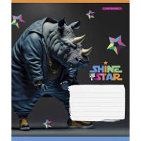 Тетрадь ученическая "Dance star" 018-3276L-2 в линию, 18 листов