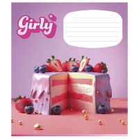 Тетрадь ученическая "Girly" 024-3330L-1 в линию, 24 листов