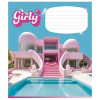 Тетрадь ученическая "Girly" 024-3330L-3 в линию, 24 листов
