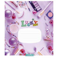 Тетрадь ученическая "Lucku Vibes" 024-3360K-4 в клетку, 24 листов