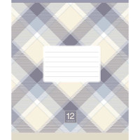 Тетрадь ученическая "Plaid pattern" 018-3345L-1 в линию, 18 листов