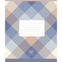 Тетрадь ученическая "Plaid pattern" 024-3345K-4 в клетку, 24 листа