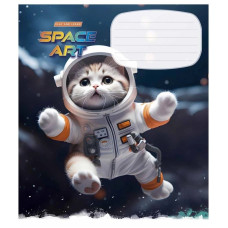 Тетрадь ученическая "Space Art" 012-3406K-2 в клетку, 12 листов