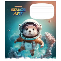 Тетрадь ученическая "Space Art" 012-3406L-5 в линию, 12 листов