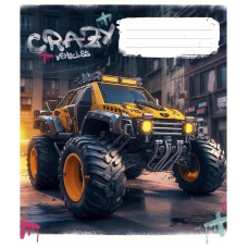 Зошит загальний "Monster trucks" 048-3283L-3 у лінію, 48 аркушів