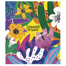Тетрадь общая «Summer is Here» 080-3225K-1 в клеточку, 80 листов