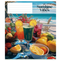 Зошит загальний "Sunshine vibes" 036-3319L-5 у лінію, 36 аркушів