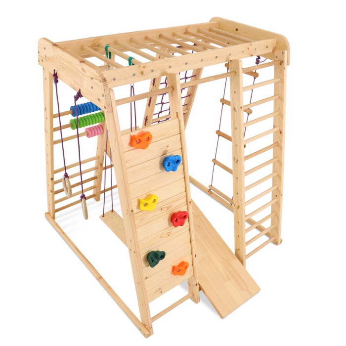 Спортивний комплекс вуличний дитячий Sportbaby «Акварелька-outdoor 2»