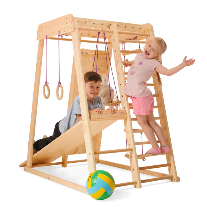 Спортивний комплекс вуличний Sportbaby «Акварелька-outdoor 3»