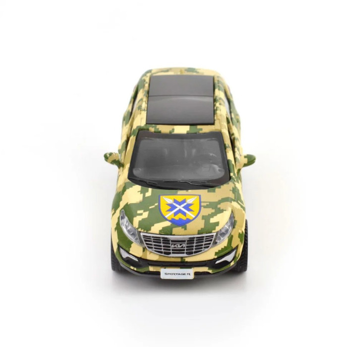 Автомодель серии «Шевроны Героев» Kia Sportage R «56 Омпбр» Technodrive 250362M