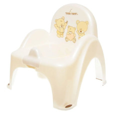 Горщик - крісло Tega TEDDY BEAR Anti slip Potty Chair MS-012-118 white pearl (білий)