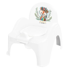 Горщик - крісло Tega WILD & FREE Potty Chair LITTLE FOX DZ-007-103-LISEK white / green (білий / зелений)