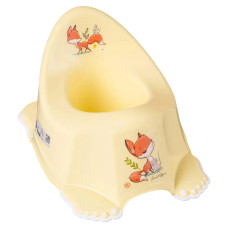 Горщик з антиковзаючим покриттям Tega FOREST FAIRYTALE Anti-slip potty FF-001-109 light yellow (жовтий)