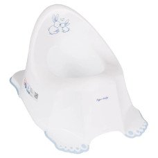 Горщик з антиковзаючим покриттям Tega LITTLE BUNNY Anti slip potty KR-001-103 white (білий)