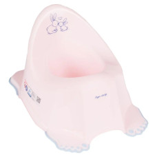 Горщик з антиковзаючим покриттям Tega LITTLE BUNNY Anti slip potty KR-001-104 powder pink (рожевий)