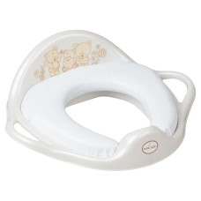 Накладка на унітаз м'яка Tega TEDDY BEAR Soft Toilet trainer MS-020-118 white pearl (білий)