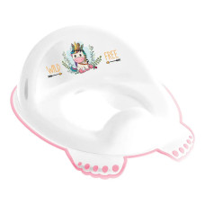 Накладка на унітаз Tega WILD & FREE Anti-slip toilet trainer UNICORN DZ-002-103-JEDNOROŻEC-R white / pink (білий / рожевий)