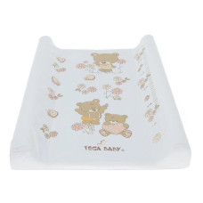 Повивальна дошка жорстка Tega TEDDY BEAR Changing Pad 70x50 cm MS-009-118 white pearl (білий)