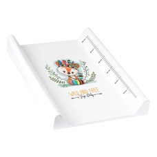 Повивальна дошка жорстка Tega WILD & FREE Changing Pad LITTLE FOX DZ-009-103-LISEK white (білий)